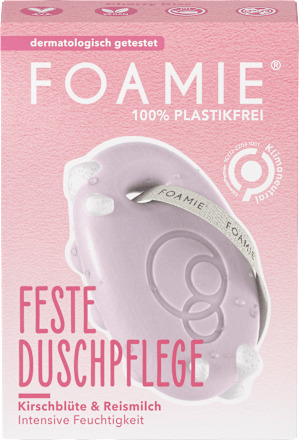 Festes Duschgel Kirschblüte & Reismilch, 80 g Foamie
