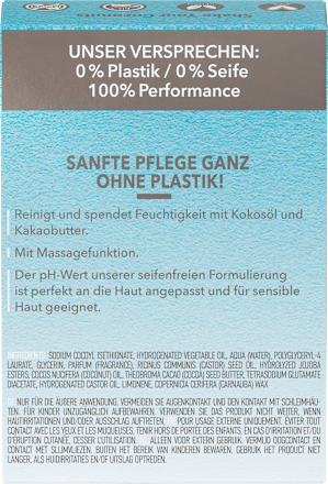 Festes Duschgel Kokos & Kakaobutter, 80 g
