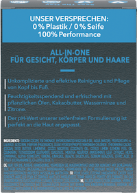 Douchegel voor mannen Water Mint &amp; Citroen 3-in-1, 90 g