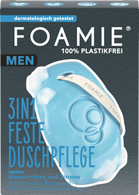 Festes Duschgel Men Wasserminze & Zitrone 3in1, 90 g