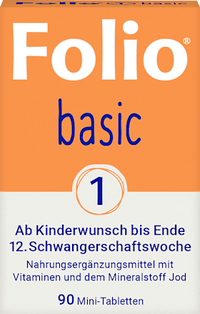 Basic 1 Folsäure Mini-Tabletten, 90 St