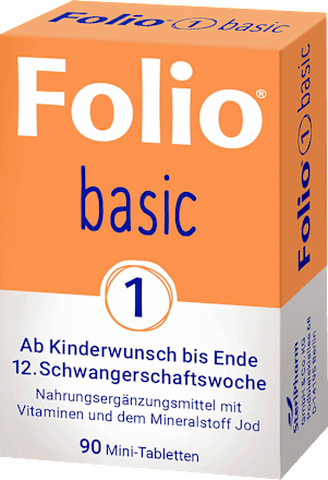 Basic 1 Folsäure Mini-Tabletten, 90 St