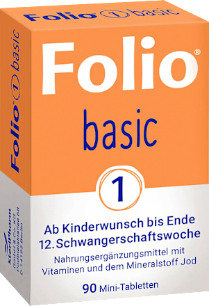 Basic 1 Folsäure Mini-Tabletten, 90 St