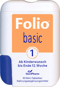 Basic 1 Folsäure Mini-Tabletten, 90 St