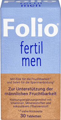 Fertil men foliumzuurtabletten 30 stuks, 26 g
