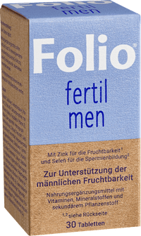 Fertil men foliumzuurtabletten 30 stuks, 26 g