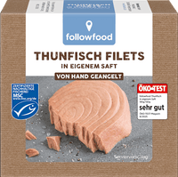 Thunfisch Filets, in eigenem Saft, MSC Zertifizierung, 130 g