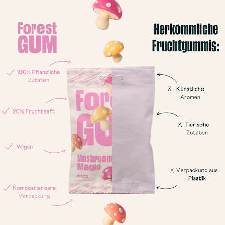 Fruchtgummi, Mushroom Magic, 100 g