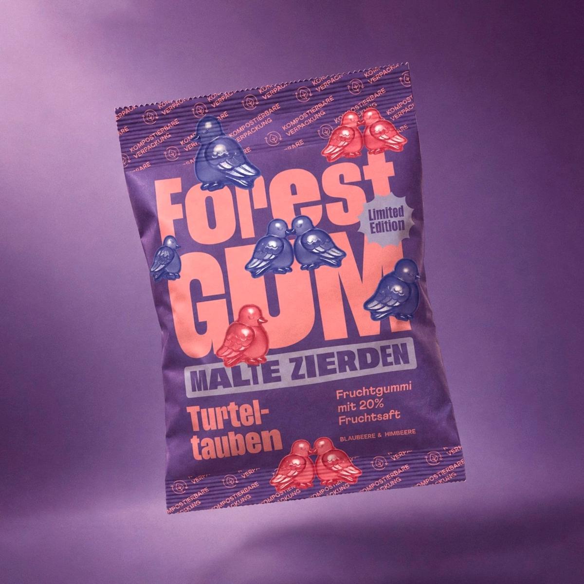 Forest GUM Fruchtgummi Turteltauben, 100 g