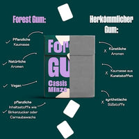 Kaugummi, Cassis Minze, zuckerfrei, 10 St