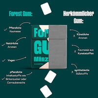 Kaugummi, Minze, zuckerfrei (10 Stück), 20 g