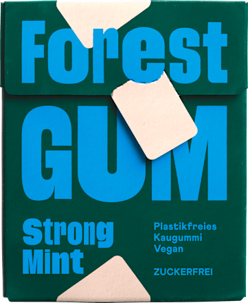 Kaugummi Strong Mint zuckerfrei, 20 g