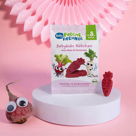 Babykeks Rübchen Rote Bete & Pastinake, ab dem 8. Monat, 30 g