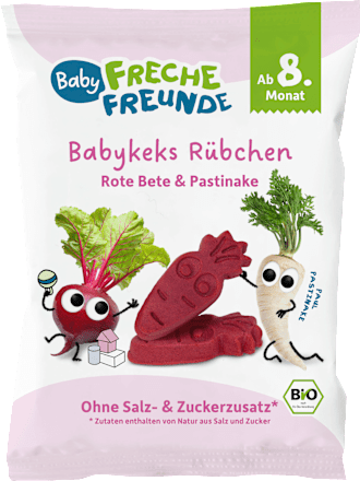 Babykeks Rübchen Rote Bete & Pastinake, ab dem 8. Monat, 30 g