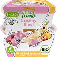 Frucht Creamy Bowl Banane, Himbeere, Apfel ab 1 Jahr (2x120 g), 240 g