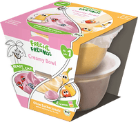 Frucht Creamy Bowl Banane, Himbeere, Apfel ab 1 Jahr (2x120 g), 240 g