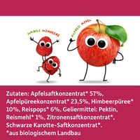 Freche Freunde Fruchtgummi Apfel-Himbeere mit Reispops, ab 4 Jahren, 30 g