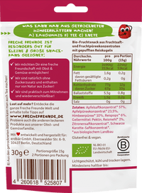 Freche Freunde Fruchtgummi Apfel-Himbeere mit Reispops, ab 4 Jahren, 30 g