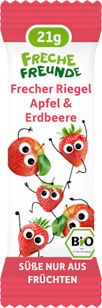 Fruchtriegel Apfel & Erdbeere ab 3 Jahren, 21 g