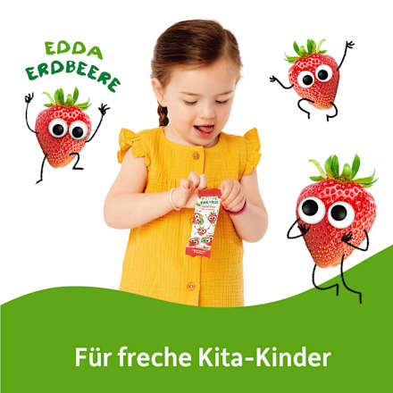 Fruchtriegel Apfel & Erdbeere ab 3 Jahren, 21 g