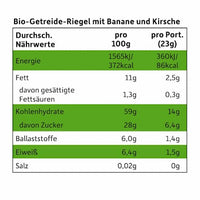Fruchtriegel Banane & Kirsche, ab 1 Jahr (4x23 g), 92 g