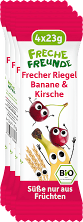 Fruchtriegel Banane & Kirsche, ab 1 Jahr (4x23 g), 92 g