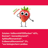 Fruchtriegel Hafer Erdbeere, ab 3 Jahren, (6x30 g), 180 g