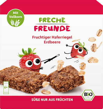 Fruchtriegel Hafer Erdbeere, ab 3 Jahren, (6x30 g), 180 g