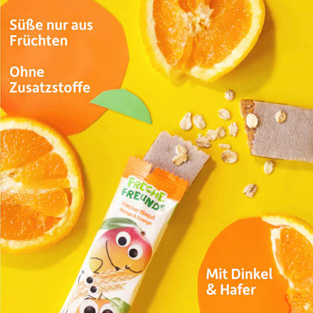 Fruchtriegel mit Getreide Mango & Orange ab 1 Jahr, (4x23 g), 92 g