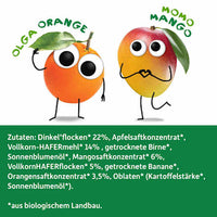 Fruchtriegel mit Getreide Mango & Orange ab 1 Jahr, (4x23 g), 92 g
