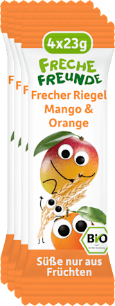 Fruchtriegel mit Getreide Mango & Orange ab 1 Jahr, (4x23 g), 92 g
