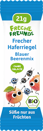 Getreideriegel Hafer blauer Beerenmix ab 1 Jahr, 21 g