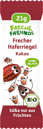 Getreideriegel Hafer Kakao ab 1 Jahr, 21 g