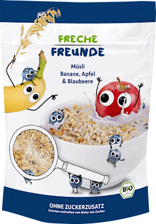 Kindermüsli Banane, Apfel & Blaubeere ab 1 Jahr, 220 g