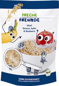 Kindermüsli Banane, Apfel & Blaubeere ab 1 Jahr, 220 g