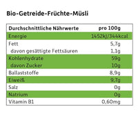 Kindermüsli Banane, Apfel & Blaubeere ab 1 Jahr, 220 g