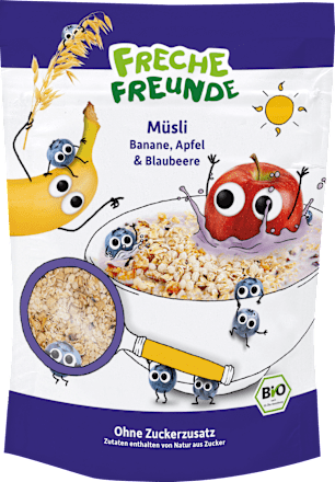 Kindermüsli Banane, Apfel & Blaubeere ab 1 Jahr, 220 g