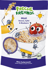 Kindermüsli Banane, Apfel & Blaubeere ab 1 Jahr, 220 g