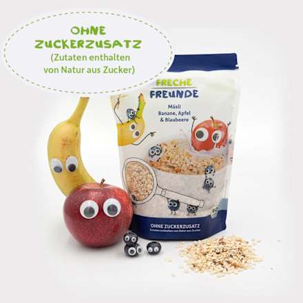 Kindermüsli Banane, Apfel & Blaubeere ab 1 Jahr, 220 g