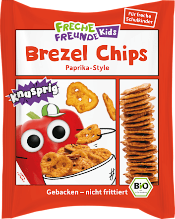 Kindersnack Brezel Chips Paprika-Style ab 3 Jahren, 80 g