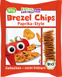 Kindersnack Brezel Chips Paprika-Style ab 3 Jahren, 80 g
