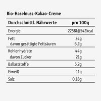 Kindersnack Brotaufstrich Haselnuss-Kakao-Creme Datteln, ab 3 Jahren, 180 g
