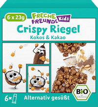 Kindersnack Crispy Riegel Kokos & Kakao ab 3+ Jahren (6x23 g), 138 g