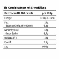 Kindersnack Crunchy Sticks mit Cremefüllung Haselnuss, Kakao & Kokos ab 4 Jahren, 23 g