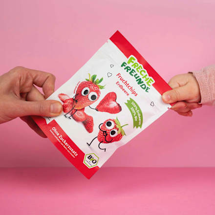 Kindersnack Fruchtchips Erdbeere, ab 3 Jahre, 12 g
