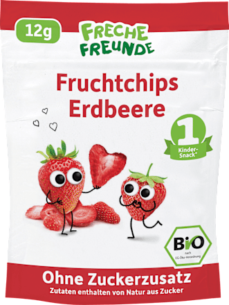 Kindersnack Fruchtchips Erdbeere, ab 3 Jahre, 12 g
