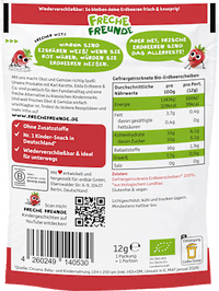 Kindersnack Fruchtchips Erdbeere, ab 3 Jahre, 12 g
