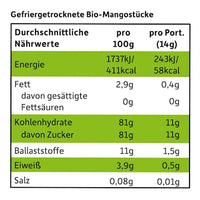 Kindersnack Fruchtchips Mango ab 3 Jahren, 14 g
