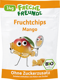 Kindersnack Fruchtchips Mango ab 3 Jahren, 14 g