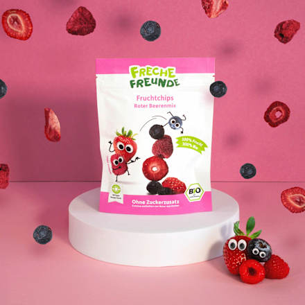 Kindersnack Fruchtchips Roter Beerenmix, ab 3 Jahren, 10 g